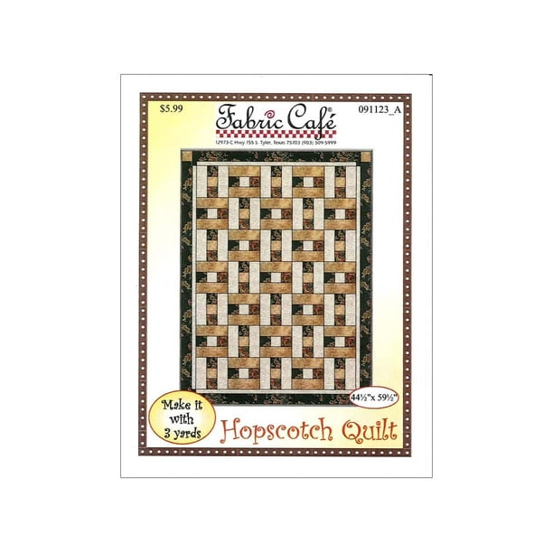 Game Quilt Pattern and Fabric Panel Game Quilt Pattern and Fabric Panel